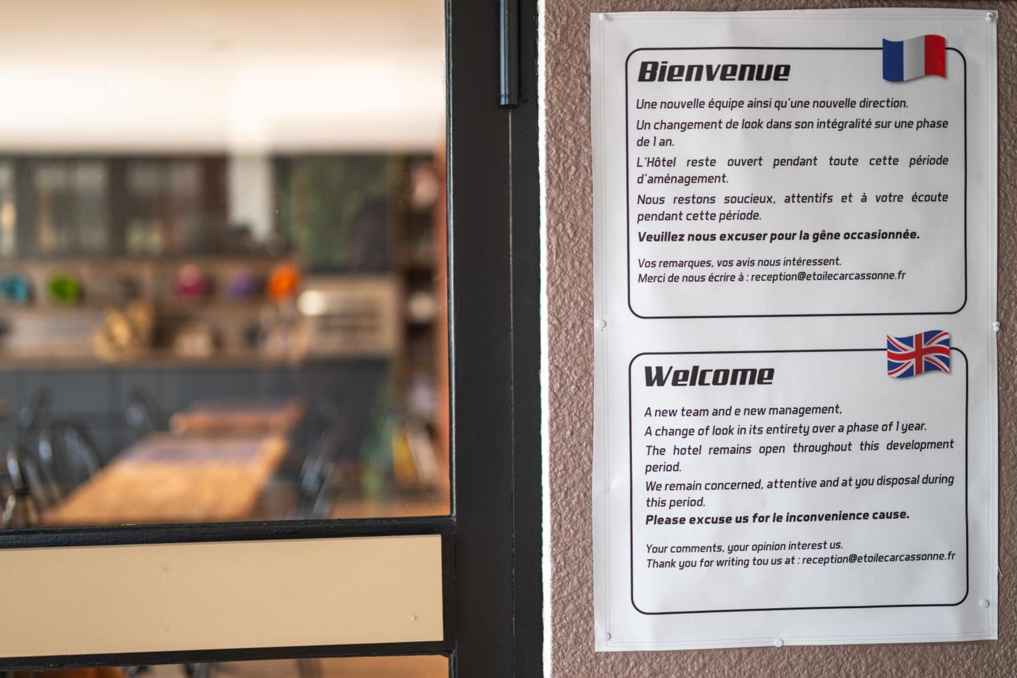 Hotel L'Etoile Aeroport - A61 Carcassonne Eksteriør billede